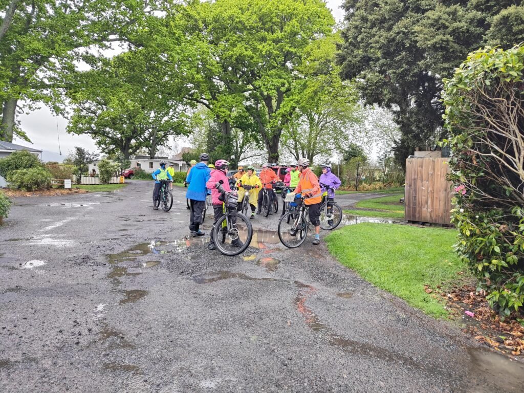 Late start after heavy rain